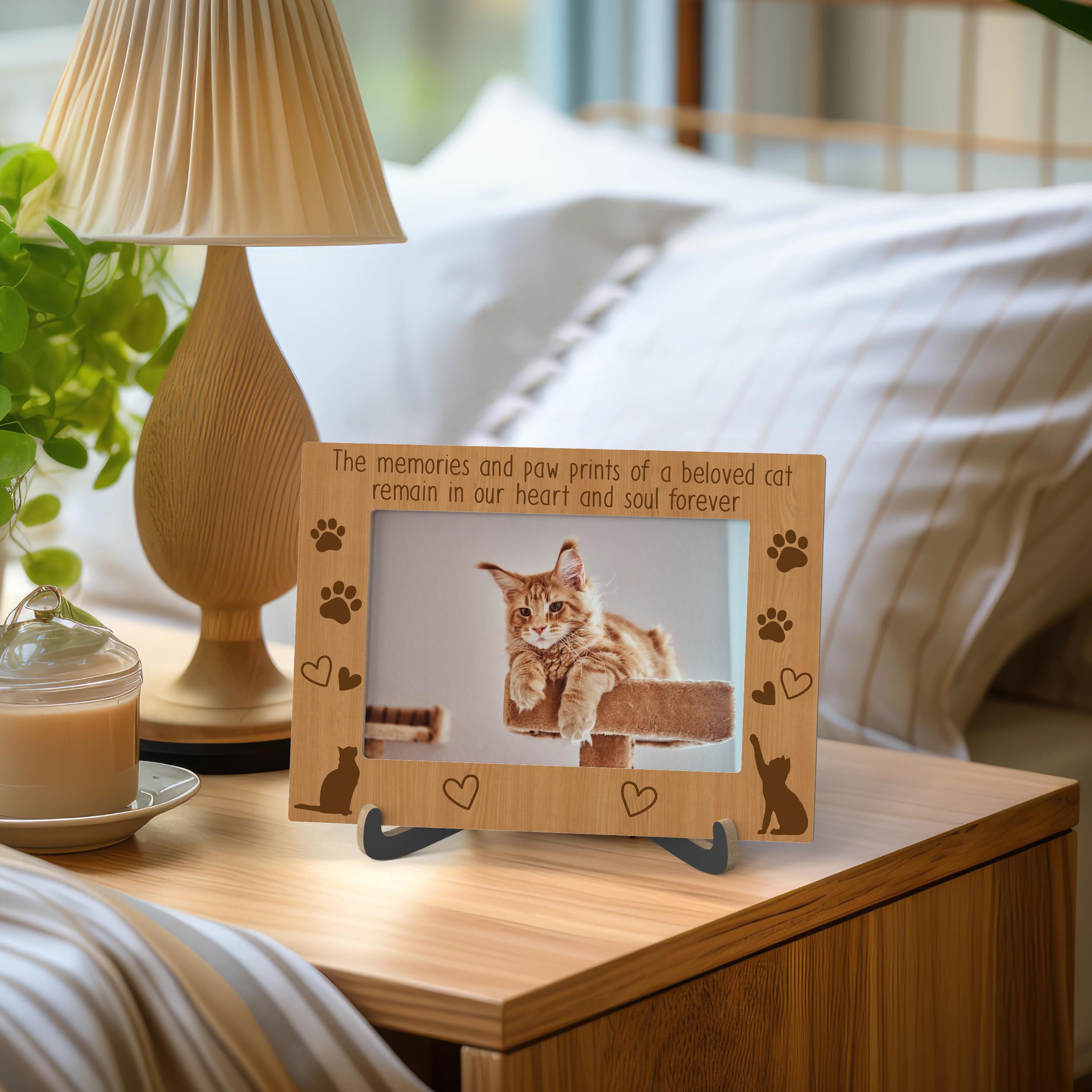 Amazon.com - Cat Memorial Picture Frame, The Memories And Paw